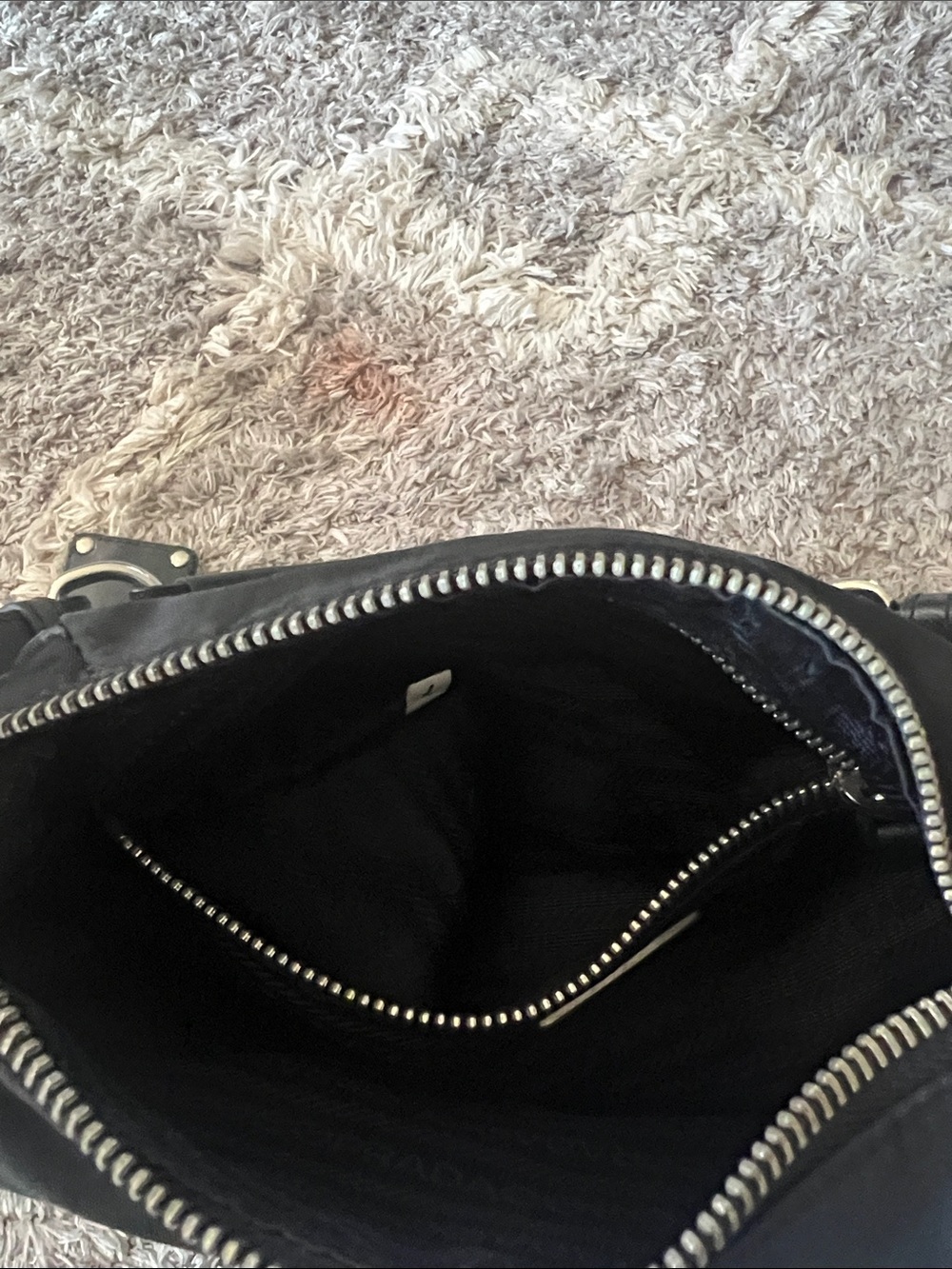 Prada Black Nylon Shoulder Hobo,no low ballers this is real one - Picture 5 of 8